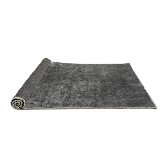 Sideview of Oriental Gray Industrial Rug, urb2678gry