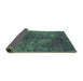 Sideview of Oriental Green Industrial Rug, urb2678grn