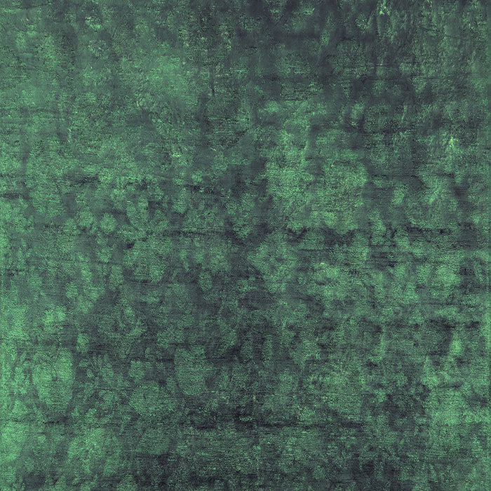 Machine Washable Oriental Green Industrial Area Rugs, wshurb2678grn