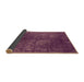 Sideview of Oriental Brown Industrial Rug, urb2678brn