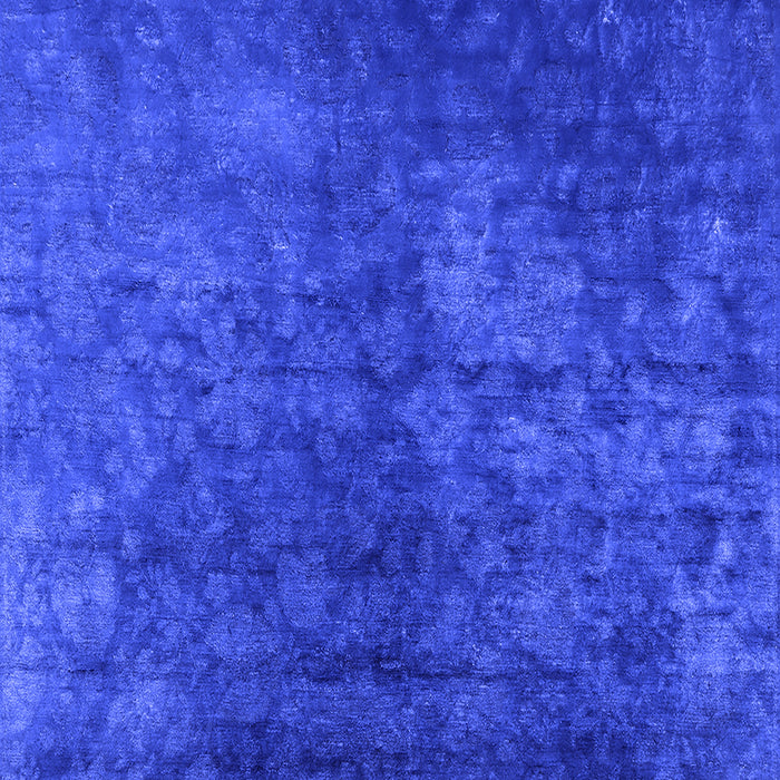 Machine Washable Oriental Blue Industrial Rug, wshurb2678blu