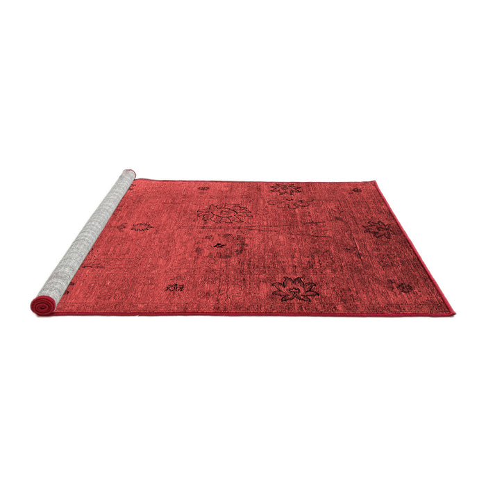 Industrial Red Washable Rugs