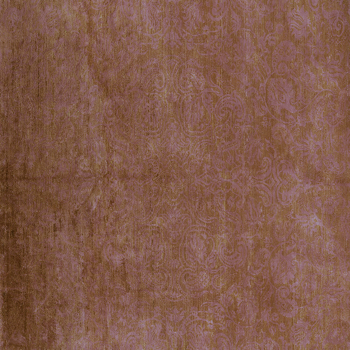 Square Oriental Turquoise Industrial Rug, urb2680turq