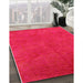 Machine Washable Industrial Modern Red Rug in a Family Room, wshurb2680