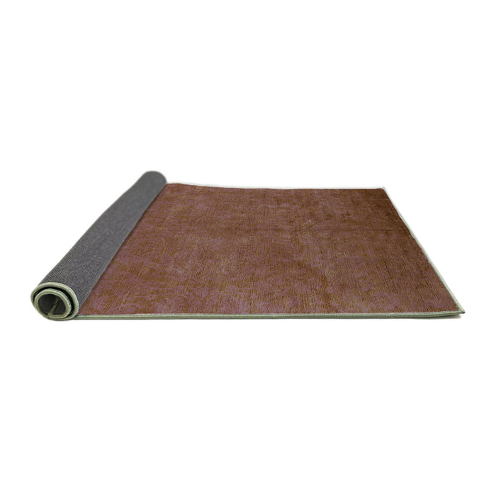 Sideview of Oriental Turquoise Industrial Rug, urb2680turq
