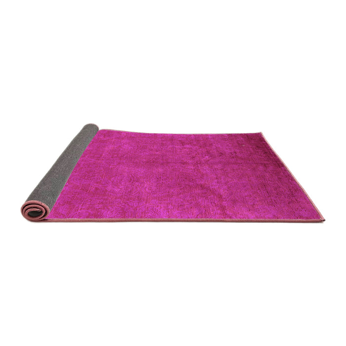 Sideview of Oriental Purple Industrial Rug, urb2680pur
