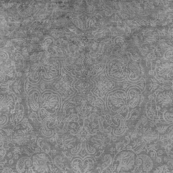 Machine Washable Oriental Gray Industrial Rug, wshurb2680gry