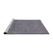 Sideview of Machine Washable Industrial Modern Viola Purple Rug, wshurb2681