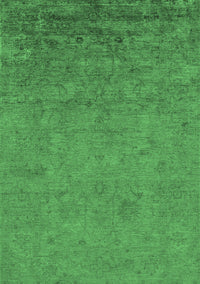 Oriental Emerald Green Industrial Rug, urb2681emgrn