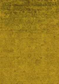 Oriental Yellow Industrial Rug, urb2681yw