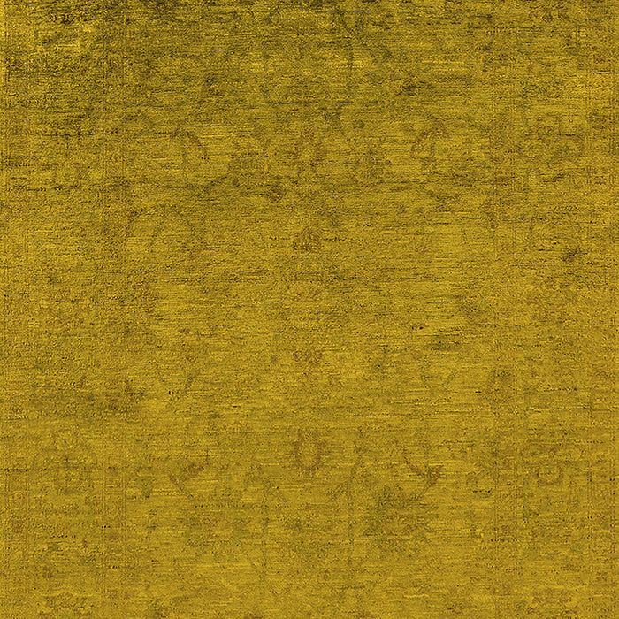 Oriental Yellow Industrial Rug, urb2681yw