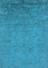 Oriental Light Blue Industrial Rug, urb2681lblu