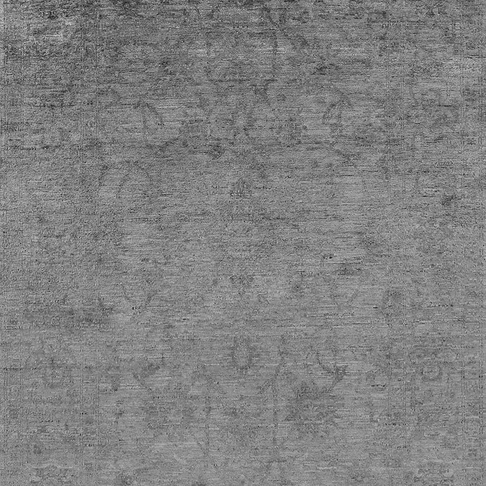Machine Washable Oriental Gray Industrial Rug, wshurb2681gry