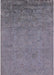 Machine Washable Industrial Modern Viola Purple Rug, wshurb2681