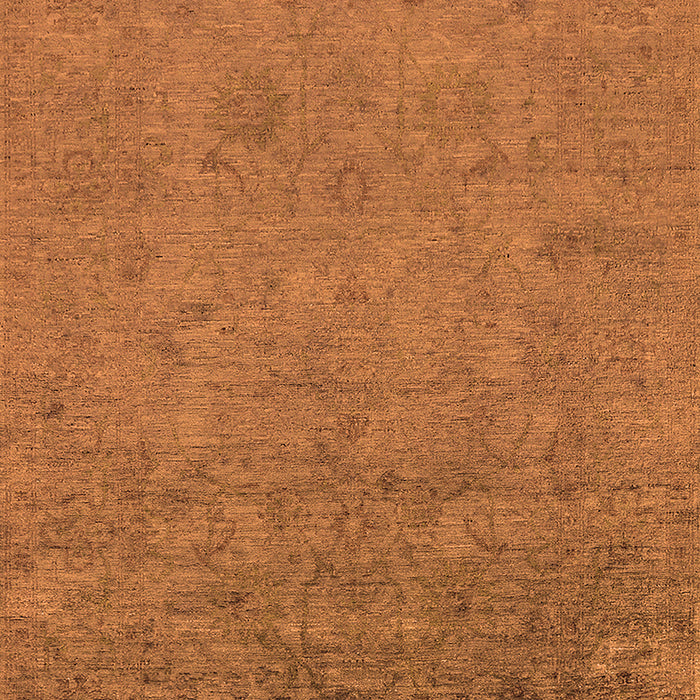 Oriental Orange Industrial Rug, urb2681org