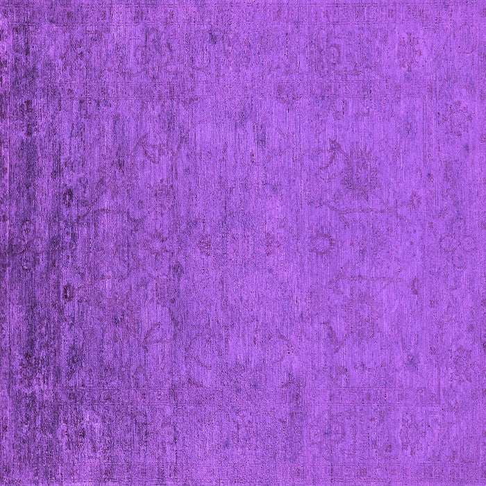 Square Oriental Purple Industrial Rug, urb2681pur