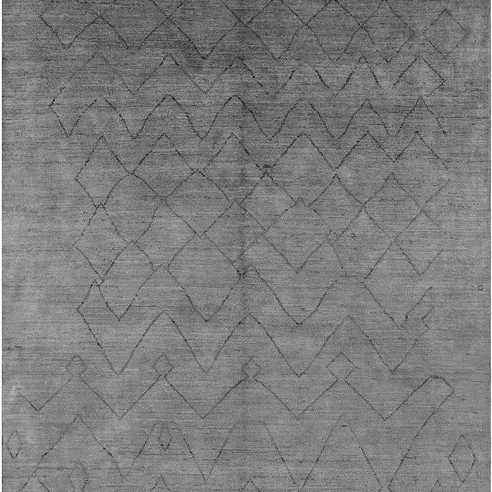Machine Washable Oriental Gray Industrial Rug, wshurb2682gry