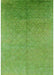 Mid-Century Modern Green Oriental Rug, urb2682