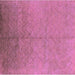 Square Oriental Pink Industrial Rug, urb2682pnk