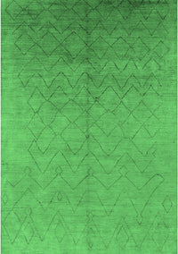 Oriental Emerald Green Industrial Rug, urb2682emgrn