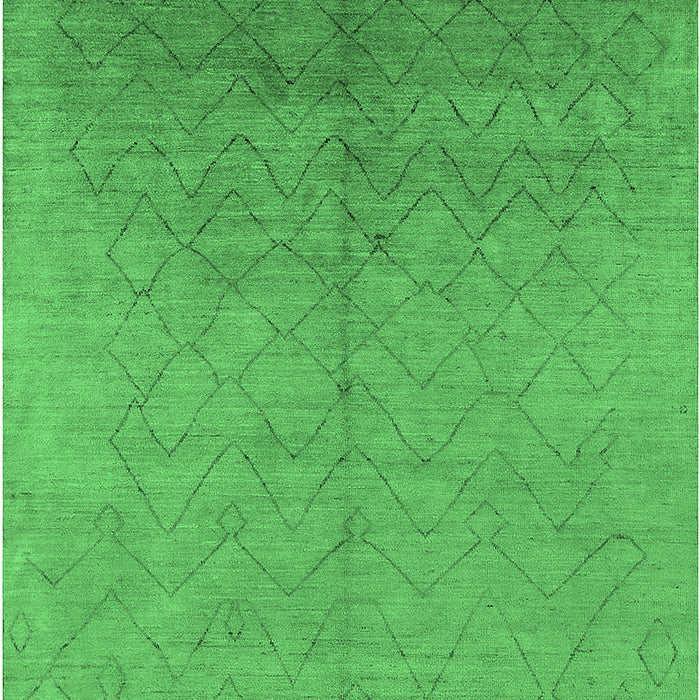 Oriental Emerald Green Industrial Rug, urb2682emgrn