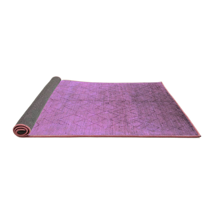 Sideview of Oriental Purple Industrial Rug, urb2682pur