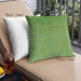 Front View of Mid-Century Modern Urban Square Green Throw Pillow, 18 inch by 18 inch, pwurb2682