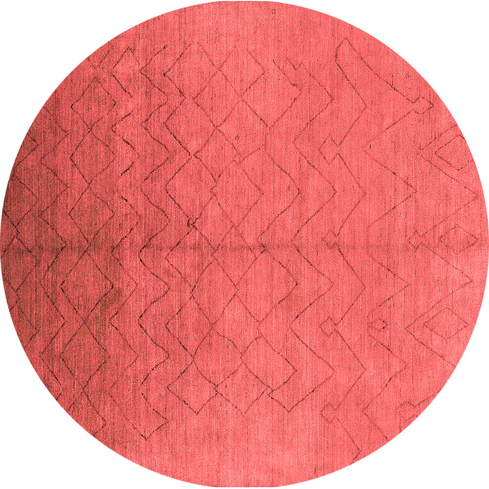 Machine Washable Oriental Red Industrial Rug, wshurb2682red