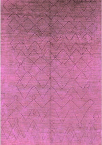 Oriental Pink Industrial Rug, urb2682pnk