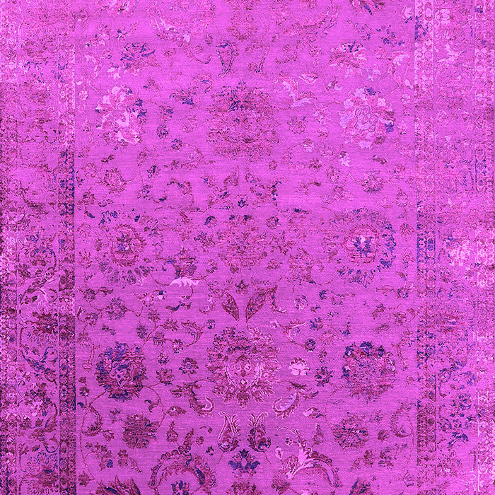 Machine Washable Oriental Pink Industrial Rug, wshurb2683pnk