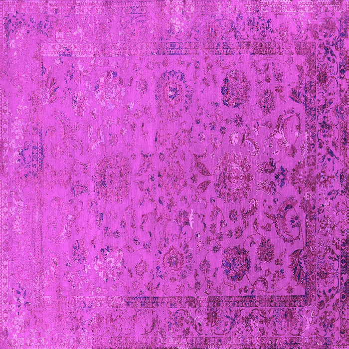 Square Oriental Pink Industrial Rug, urb2683pnk