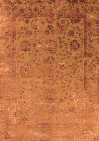 Oriental Orange Industrial Rug, urb2683org