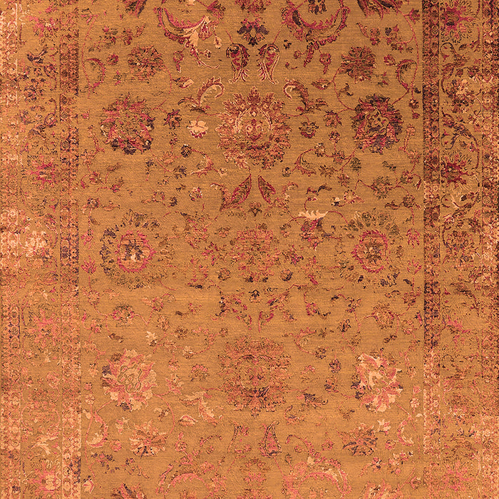 Oriental Orange Industrial Rug, urb2683org