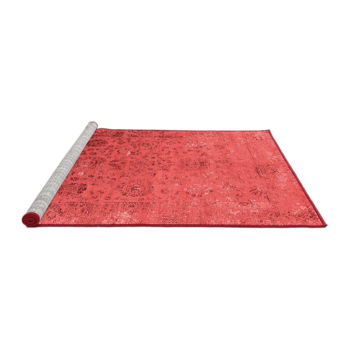 Industrial Red Washable Rugs