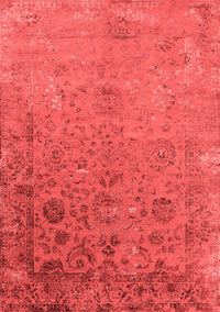 Oriental Red Industrial Rug, urb2683red