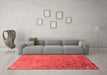 Industrial Red Washable Rugs