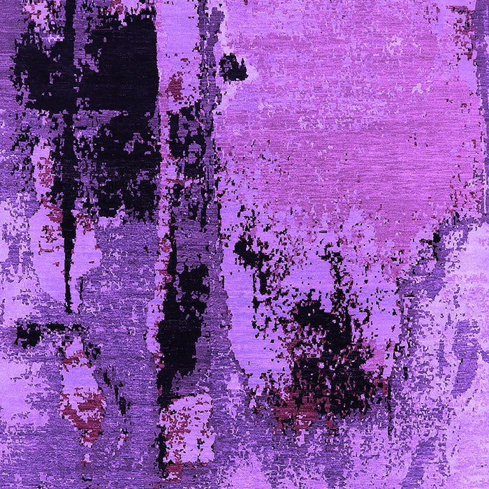 Machine Washable Oriental Purple Industrial Area Rugs, wshurb2684pur