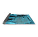 Sideview of Oriental Light Blue Industrial Rug, urb2684lblu