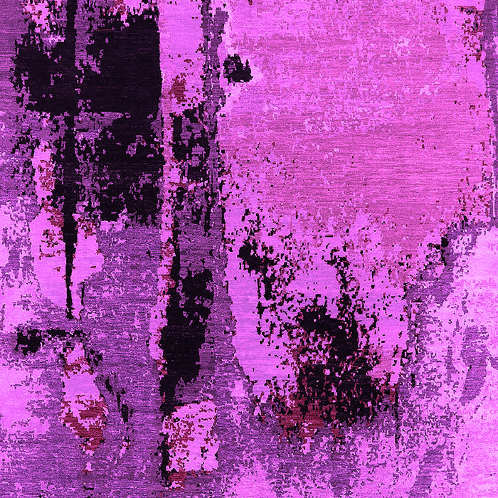 Machine Washable Oriental Pink Industrial Rug, wshurb2684pnk