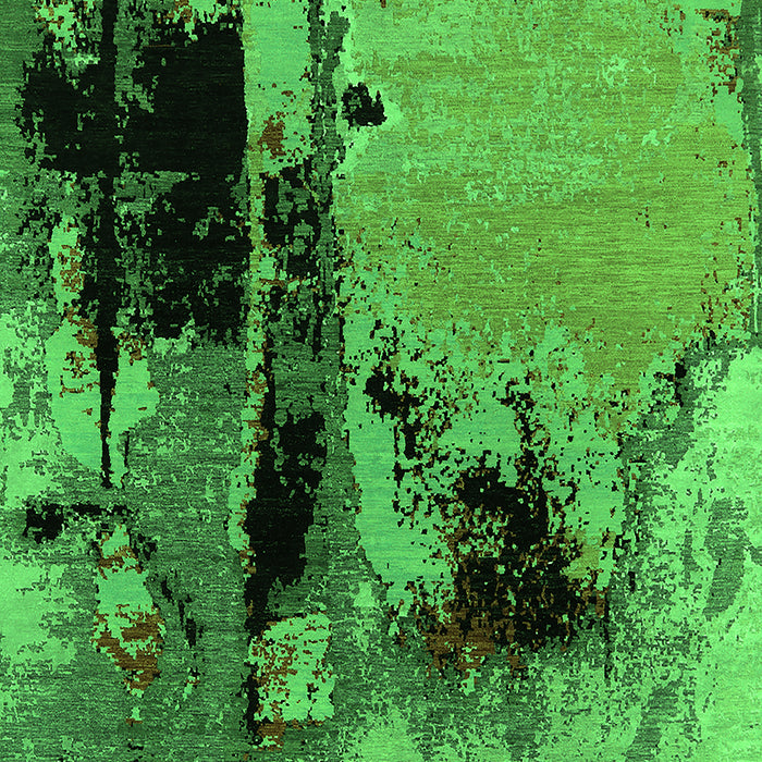 Oriental Green Industrial Rug, urb2684grn