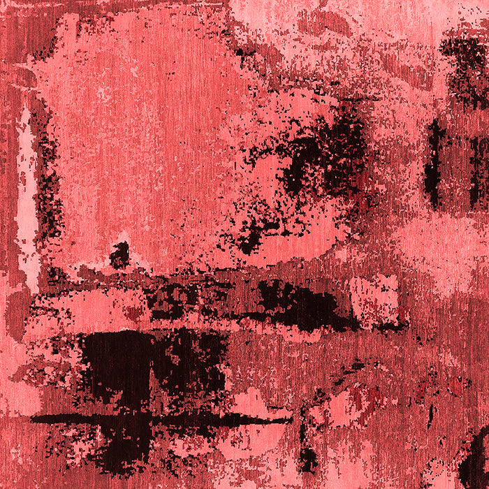 Machine Washable Oriental Red Industrial Rug, wshurb2684red