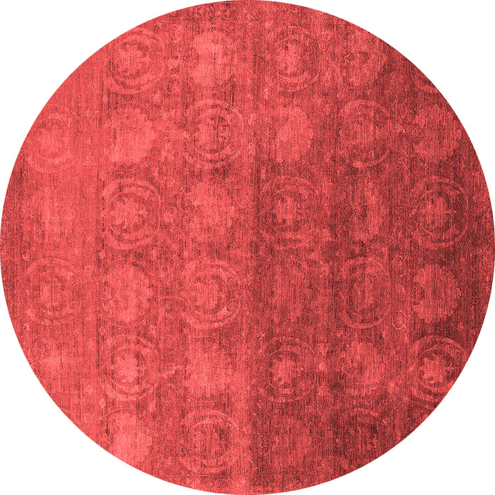 Machine Washable Oriental Red Industrial Rug, wshurb2685red