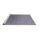 Sideview of Machine Washable Industrial Modern French Lilac Purple Rug, wshurb2686