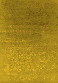 Oriental Yellow Industrial Rug, urb2686yw