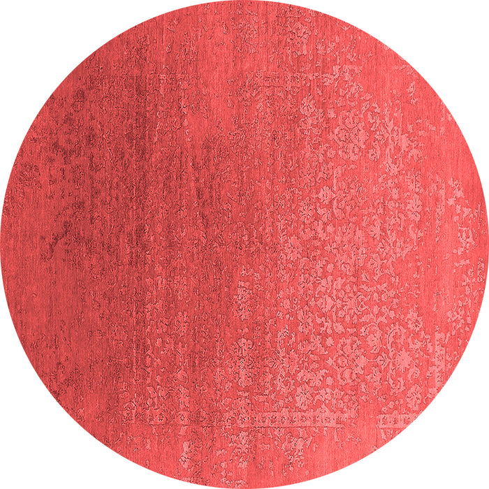 Machine Washable Oriental Red Industrial Rug, wshurb2686red