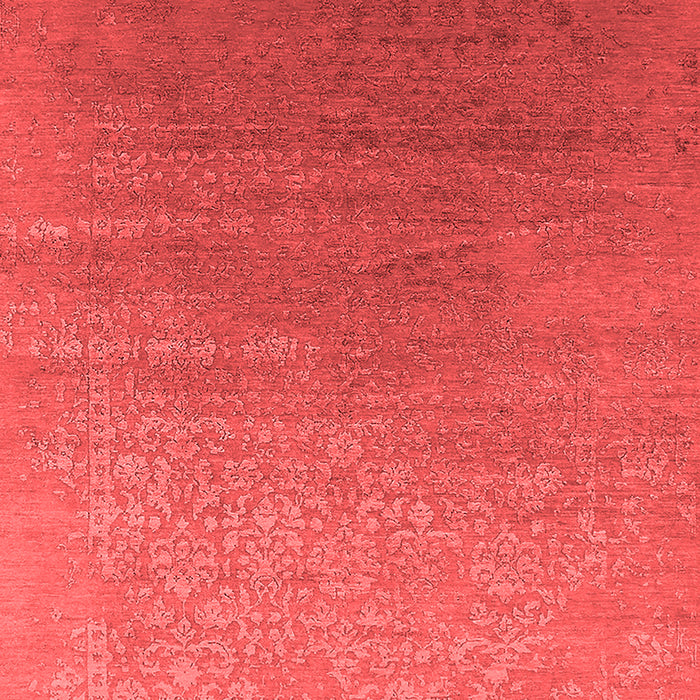 Machine Washable Oriental Red Industrial Rug, wshurb2686red