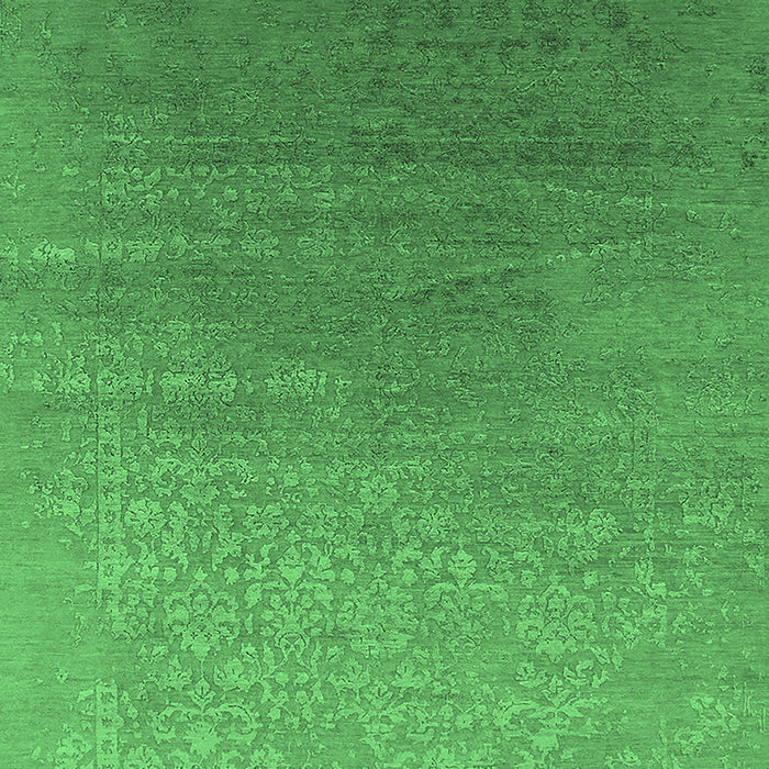 Oriental Emerald Green Industrial Rug, urb2686emgrn