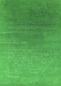 Oriental Green Industrial Rug, urb2686grn