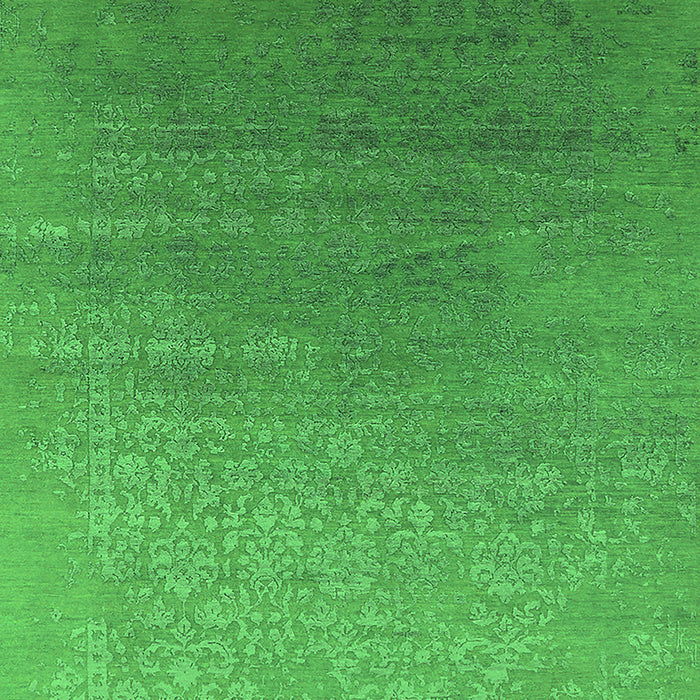 Oriental Green Industrial Rug, urb2686grn