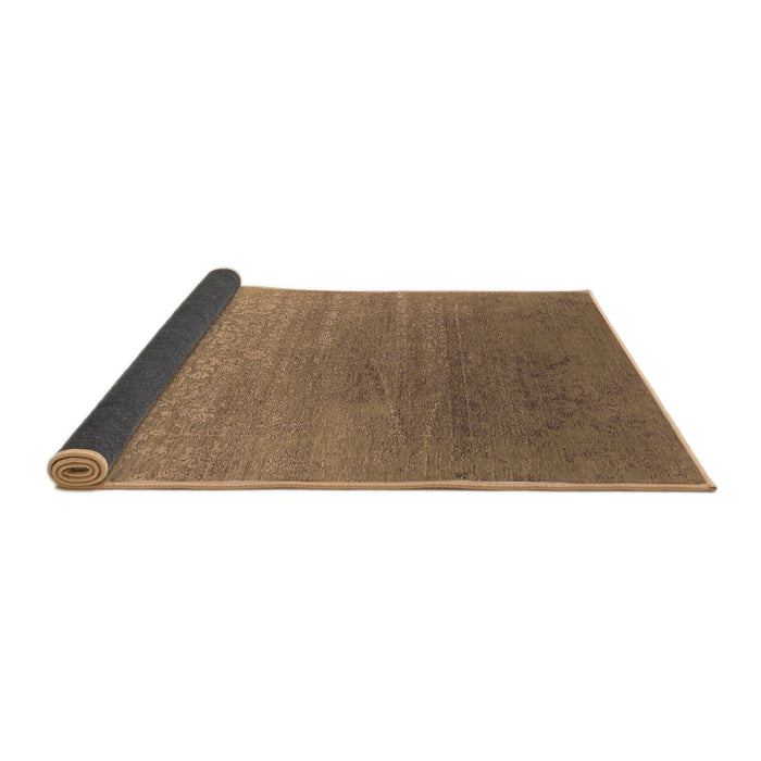 Sideview of Oriental Brown Industrial Rug, urb2686brn